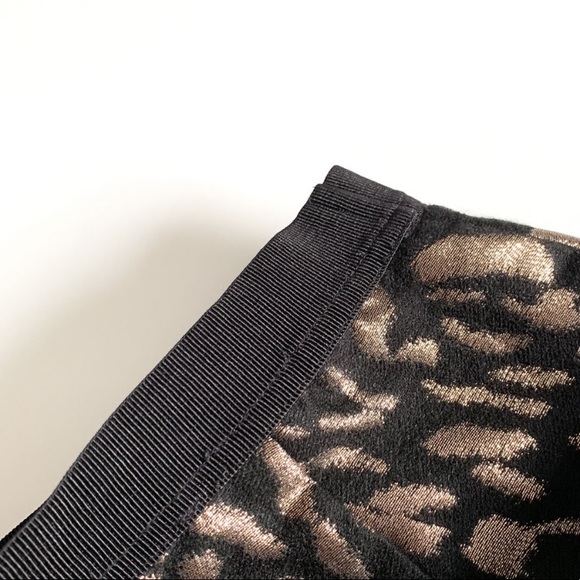 Ann Taylor Rose Gold Leopard Print Pencil Skirt - Picture 7 of 10